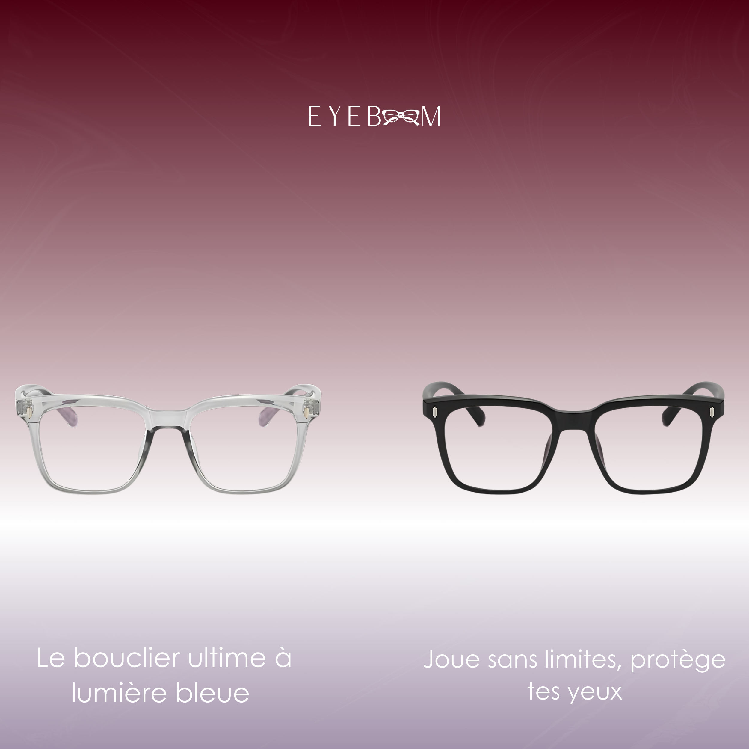 Minty Gris transparent - Lunettes anti-lumière bleue