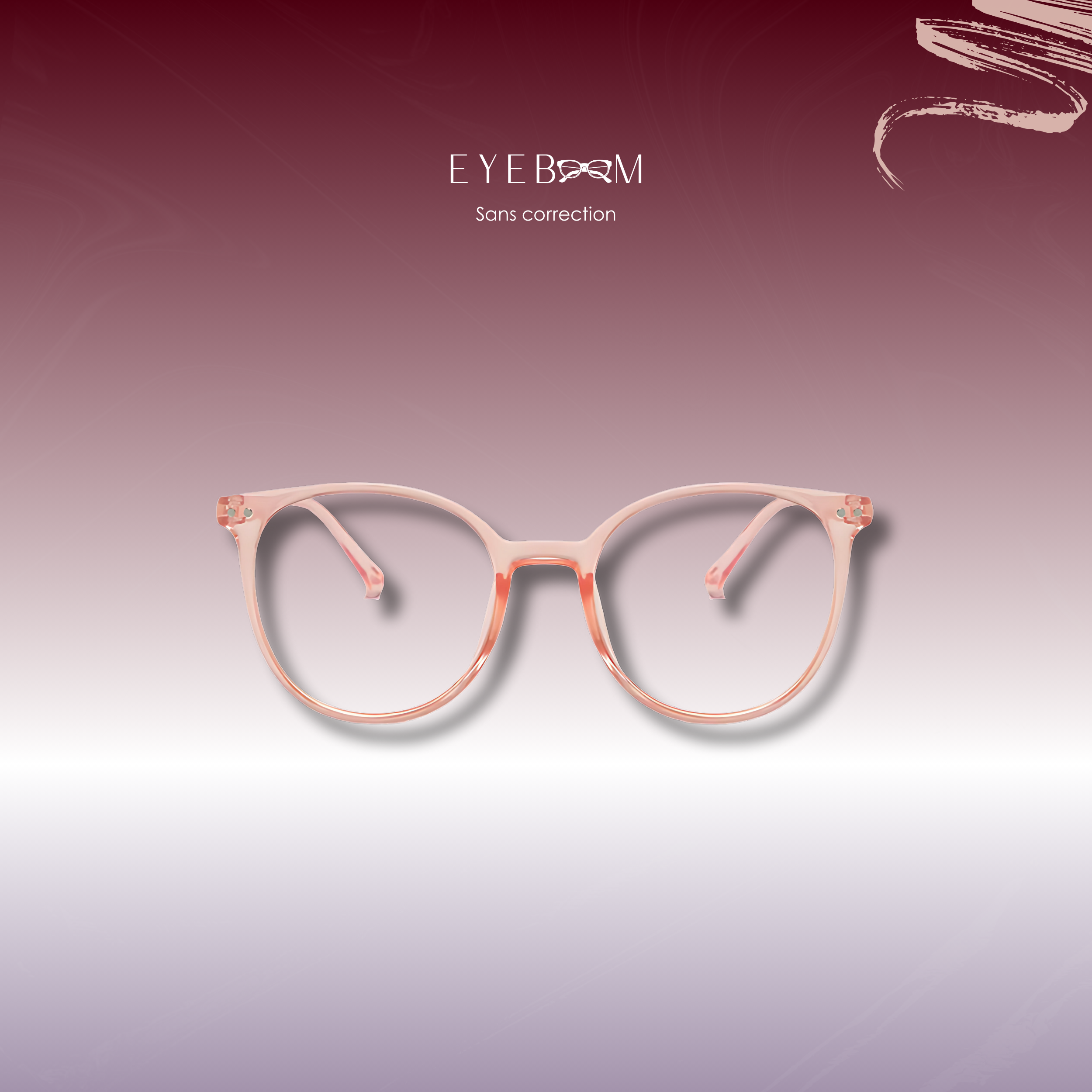 Stella Rose Transparente - Lunettes anti-lumière bleue